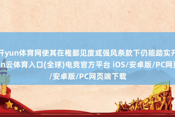 开yun体育网使其在稚鄙见度或强风条款下仍能踏实开动-开yun云体育入口(全球)电竞官方平台 iOS/安卓版/PC网页端下载